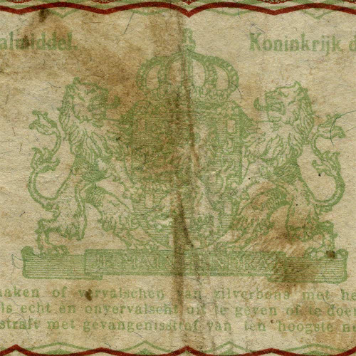 1 гульден 1938 года - Нидерланды (Pick 61) - VG