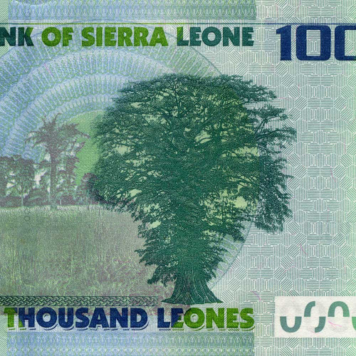 10000 леоне 2021 года - Сьерра-Леоне (Pick 33) UNC