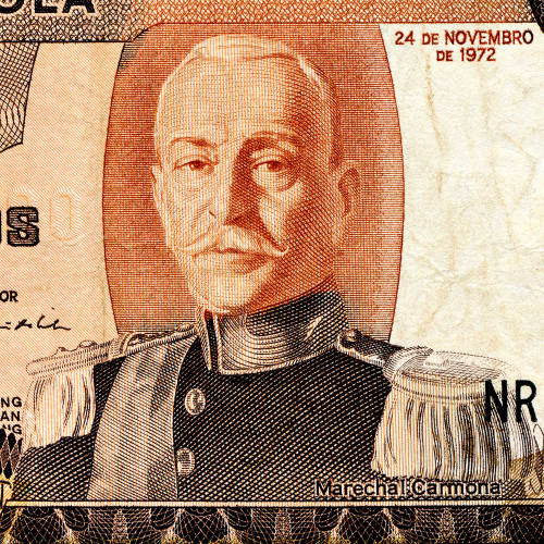 100 эскудо 1972 года - Ангола (Pick 101) F-VF