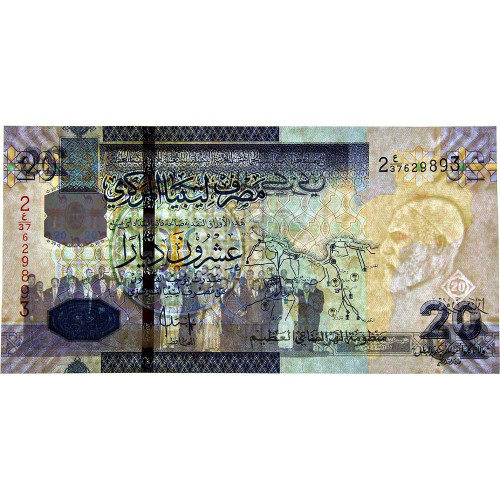 20 динаров 2009 года - Ливия (Pick 74) UNC