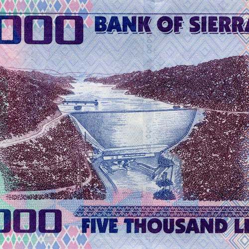 5000 леоне 2021 года - Сьерра-Леоне (Pick 32) UNC