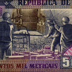 500000 метикал 2003 года - Мозамбик (Pick 142) UNC