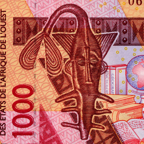 1000 франков 2003-2005 гг - Бенин (Pick 215B) UNC