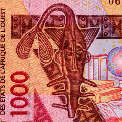 1000 франков 2003-2005 гг - Бенин (Pick 215B) UNC