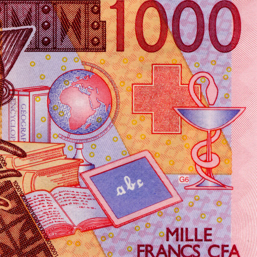 1000 франков 2003-2005 гг - Бенин (Pick 215B) UNC