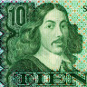 10 рэндов 1985-1990 гг - ЮАР (Pick 120.d) UNC