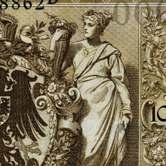 1000 марок 1910 года - Германия (Pick 45.b) aUNC