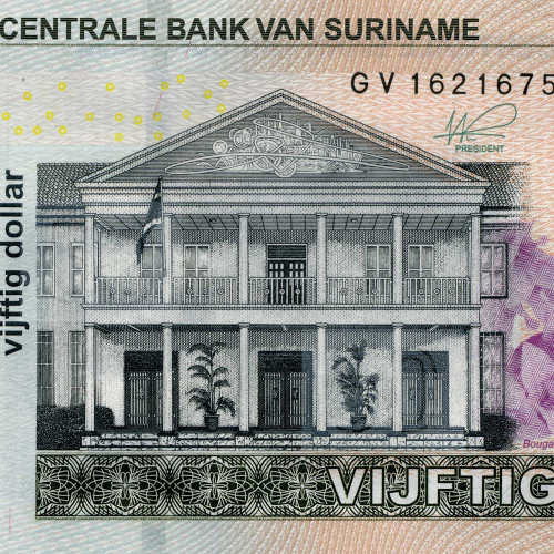 50 долларов 2020 года - Суринам (Pick 165) UNC