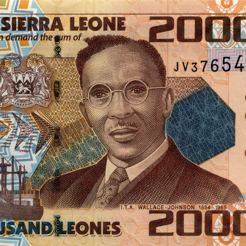 2000 леоне 2021 года - Сьерра-Леоне (Pick 31) UNC