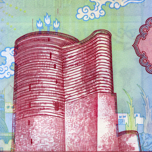 100 манатов 1999 года - Азербайджан (Pick 18.b) - aUNC