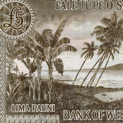 5 тала 1963 год (2020 г.) - Западное Самоа (Pick 15CS) UNC