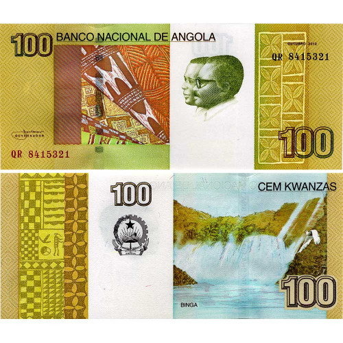 100 кванз 2012 года - Ангола (Pick 153) UNC