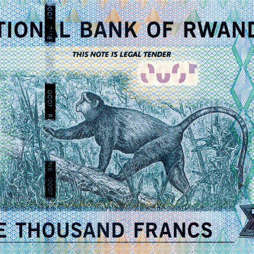 1000 франков 2015 года - Руанда UNC