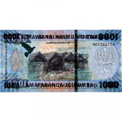 1000 франков 2015 года - Руанда UNC