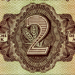 2 марки 1948 года - ГДР (Pick 10.b) UNC