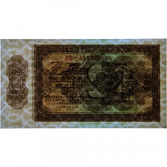 2 марки 1948 года - ГДР (Pick 10.b) UNC