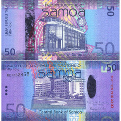 50 тала 2012 года - 50 лет Независимости - Самоа (Pick 42) UNC