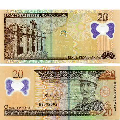 20 песо 2009 года - Доминикана (Pick #182) UNC
