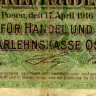 3 рубля 1916 года - Немецкая оккупация Литвы (Pick R123.b) G-VG