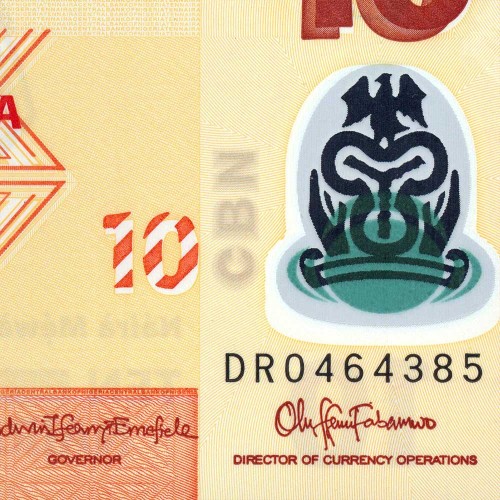 10 найра 2017 года - Нигерия UNC