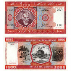 1000 угий 1981 года - Мавритания (Pick 3D) UNC