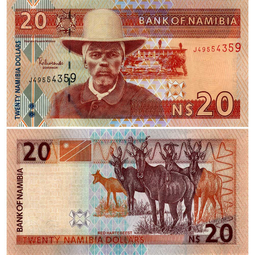 20 долларов 2002 года - Намибия (Pick 6) UNC