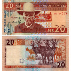 20 долларов 2002 года - Намибия (Pick 6) UNC