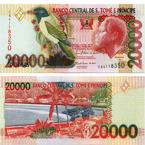 20000 добр 2010 года - Сан-Томе и Принсипи (Pick 67.d) UNC