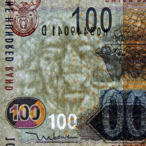 100 рэндов 2005 года - ЮАР (Pick 131a) F-VF