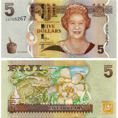 5 долларов 2007 года - Фиджи (Pick # 105.a) UNC
