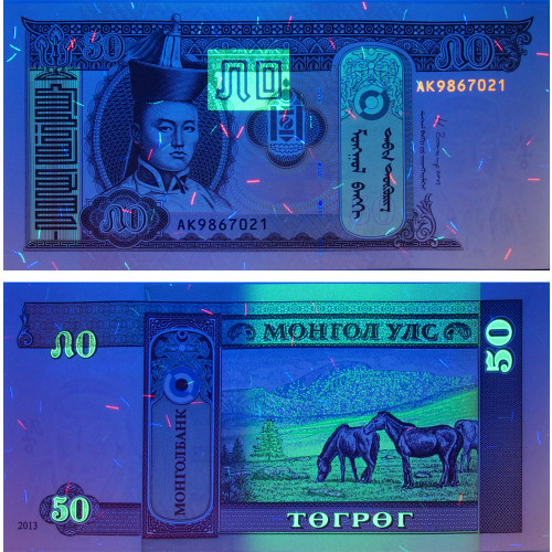 50 тугриков 2013 года - Монголия (Pick# 64) UNC