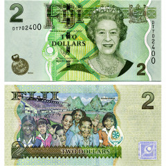 2 доллара 2011 года - Фиджи (Pick # 109b) UNC