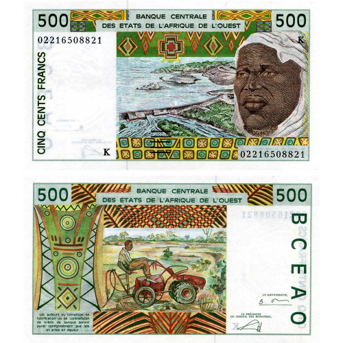 500 франков 2002 года - Сенегал (Pick 710K) UNC