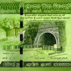 1000 рупий 2019 года - Шри-Ланка (Pick 127) UNC