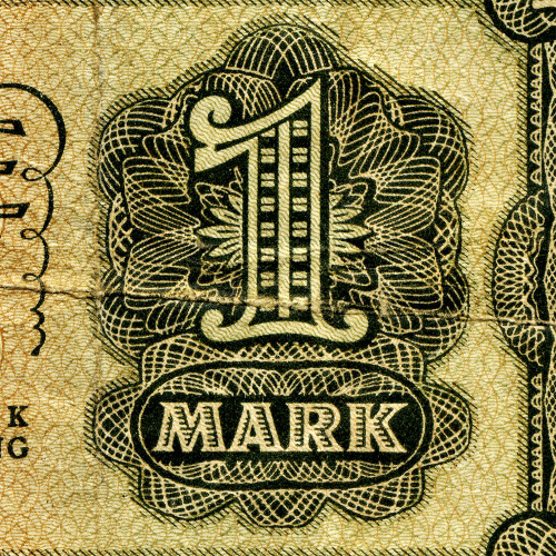 1 марка 1948 года - ГДР (Pick 9.b) VG