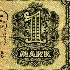 1 марка 1948 года - ГДР (Pick 9.b) VG
