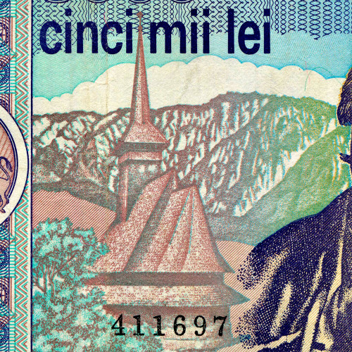 5000 леев 1992 года - Румыния (Pick 103) VG