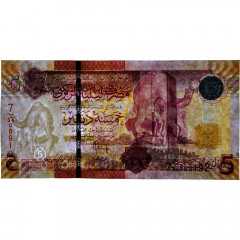 5 динаров 2011 года - Ливия (Pick 72) UNC
