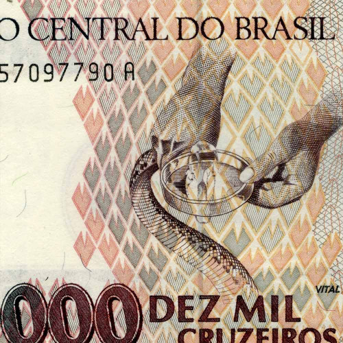 10000 крузейро 1993 года - Бразилия (Pick 233с) UNC