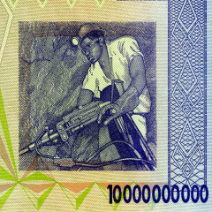 10 миллиардов долларов 2008 года - Зимбабве (Pick 85) F-VF
