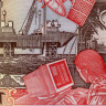 1000 рупий 2007 года - Индия (Pick# 100.h) F-VF (Литера R) - отверстия от скоб