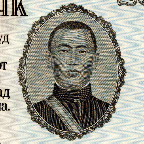 25 тугриков 1955 года - Монголия (Pick# 32) XF