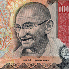 1000 рупий 2007 года - Индия (Pick# 100) G-VG