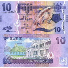 10 долларов 2012 года - Фиджи (Pick # 116) UNC