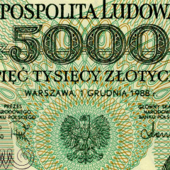 5000 злотых 1988 года - Польша (Pick 150.c) - XF