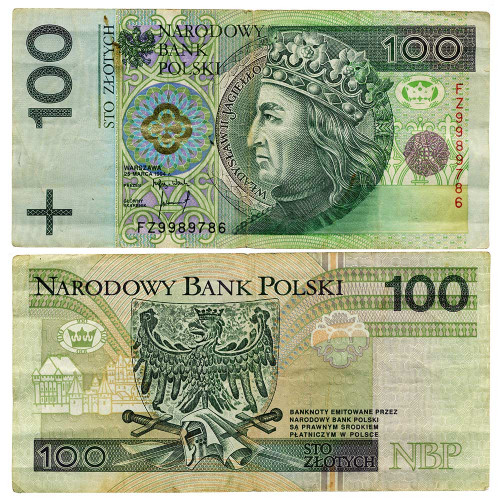 100 злотых 1994 года - Польша (Pick 176) G