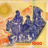 1000 песо 2023 года - Аргентина (Pick W367) UNC