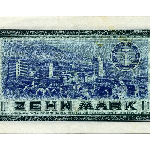 10 марок 1964 года - ГДР (Pick 23) XF