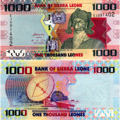 1000 леоне 2013 года - Сьерра-Леоне (Pick 30) UNC