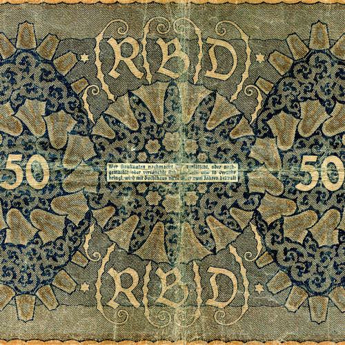 50 марок 1919 года - Германия (Pick 66) G-VG